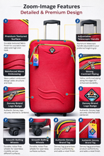 Zenvoy VoyagePro Series Premium Soft Trolley Bag – 22/26 Inch Travel Suitcase